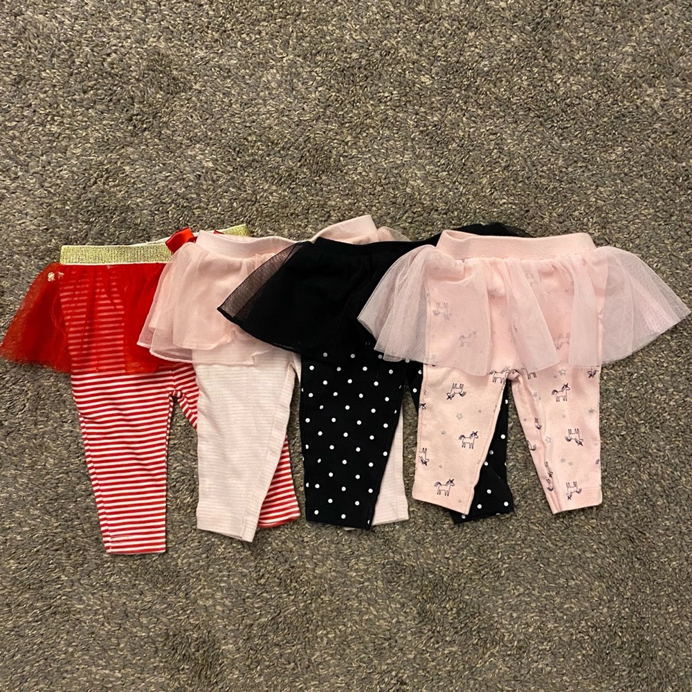 3M Baby Girl Tutu Pants Bundle